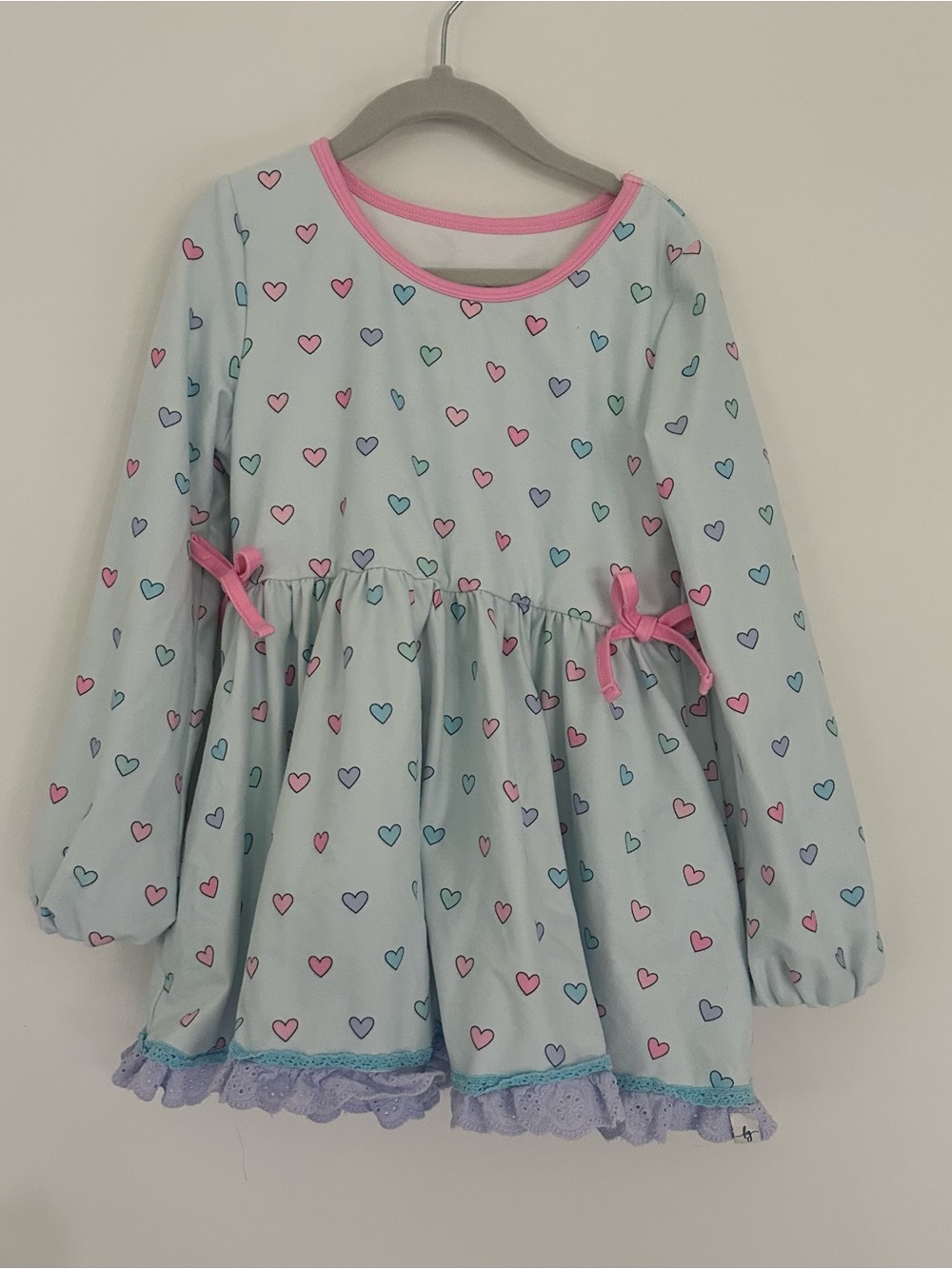 Love and Grow Long Sleeve Rainbow Bamboo Candyland Lounge Tunic 8